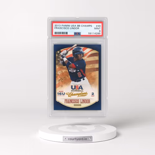 2013 Panini USA Baseball Champions #49 Francisco Lindor (PSA 9 MINT)