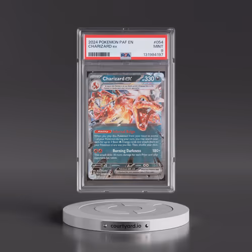 2024 Pokémon Paf EN-Paldean Fates #054 Charizard EX - Holo (PSA 9 MINT)