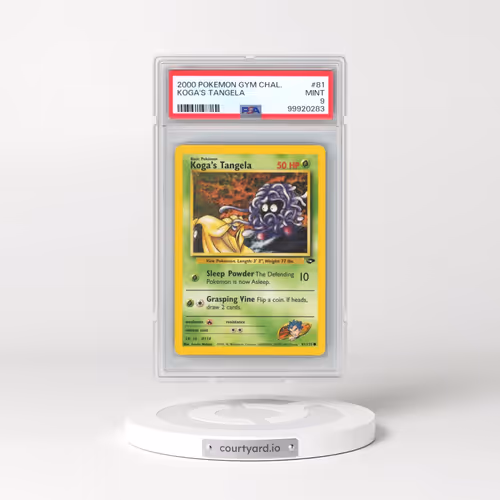 2000 Pokémon Gym Challenge #81 Koga's Tangela (PSA 9 MINT)