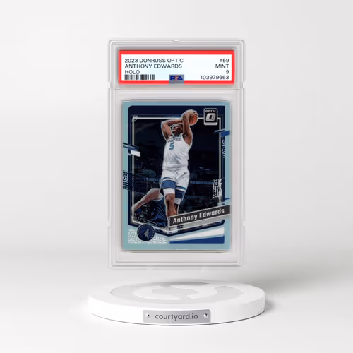 2023 Panini Donruss Optic #59 Anthony Edwards - Holo (PSA 9 MINT)