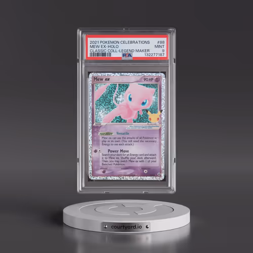 2021 Pokémon Celebrations Classic Collection #88 Mew EX - Holo Holo (PSA 9 MINT)