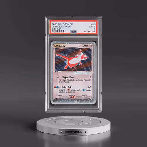 2003 Pokémon EX Dragon #93 Latias EX - Holo Holo (PSA 9 MINT)