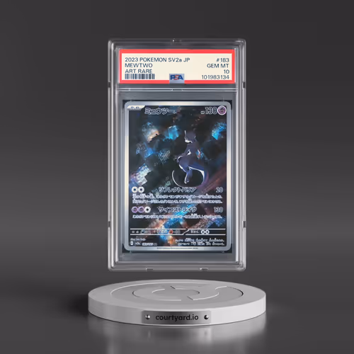 2023 Pokémon Sv2a-Pokemon 151 #183 Mewtwo - Art Rare (PSA 10 GEM MINT)