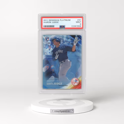 2017 Bowman Platinum #91 Aaron Judge (PSA 9 MINT)
