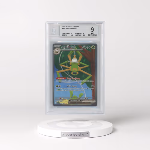 2023 Scarlet & Violet #243 Spidops ex - Special Illustration Rare (Holo) (BGS 9 MINT)