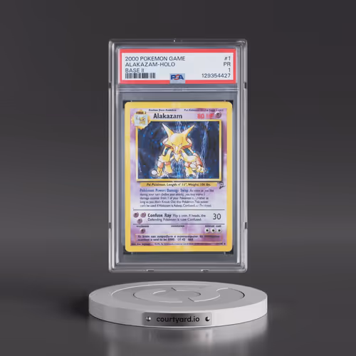 2000 Pokémon Game Base II #1 Alakazam - Holo (PSA 1 PR)