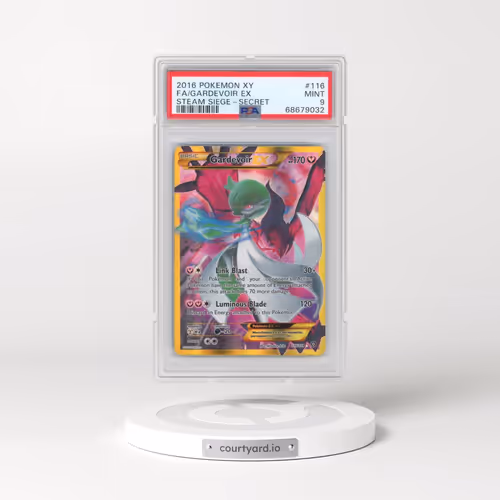 2016 Pokémon XY Steam Siege #116 Gardevoir EX - Holo Full Art Secret (PSA 9 MINT)