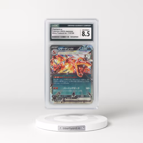 2023 Pokémon Sv4a-Shiny Treasure EX #115 Charizard EX - Holo (CGC 8.5 NM-MT+)