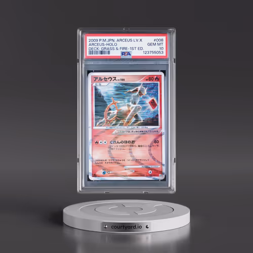 2009 Pokémon Arceus LV.X Deck: Grass & Fire #008 Arceus - 1st Edition Holo (PSA 10 GEM MINT)