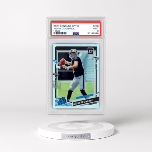 2023 Panini Donruss Optic #258 Aidan O'Connell - Holo (PSA 9 MINT)