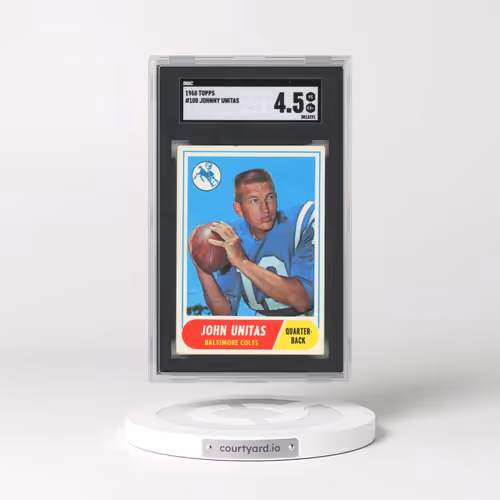 1968 Topps #100 Johnny Unitas (SGC 4.5 VG-EX+)