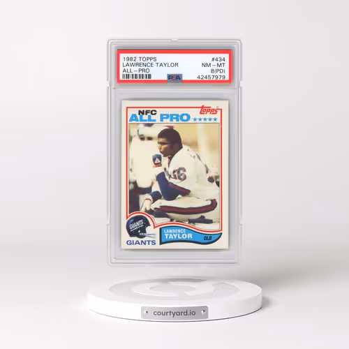 1982 Topps #434 Lawrence Taylor - All-Pro (PSA 8 NM-MT)