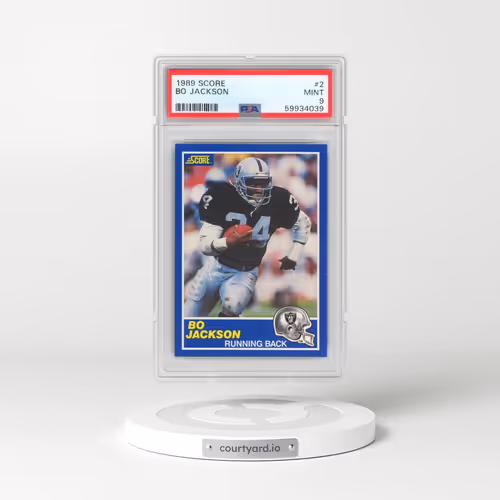 1989 Score #2 Bo Jackson (PSA 9 MINT)