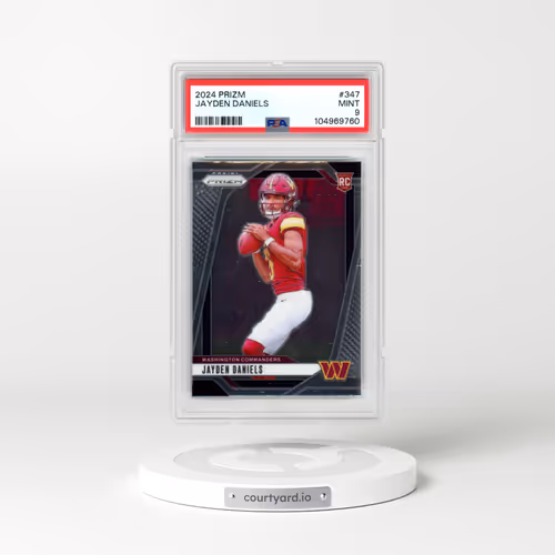 2024 Panini Prizm #347 Jayden Daniels (PSA 9 MINT)
