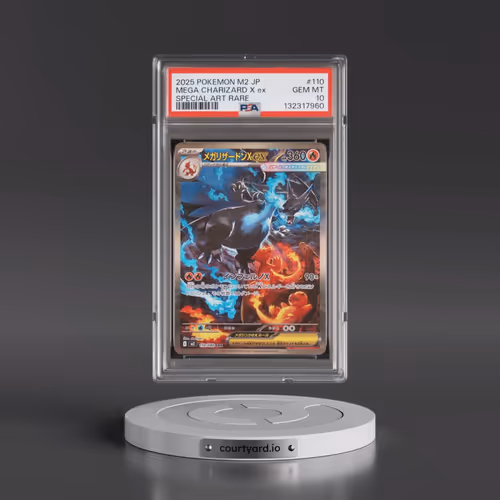 2025 Pokémon M2-Inferno X #110 Mega Charizard X EX - Holo Special Art Rare (PSA 10 GEM MINT)