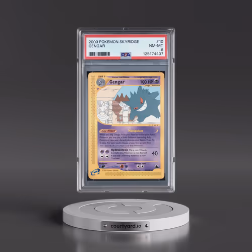 2003 Pokémon Skyridge #10 Gengar (PSA 8 NM-MT)