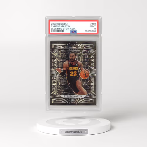 2022 Panini Obsidian #159 Tyrese Martin - Electric Etch Asia (PSA 9 MINT)