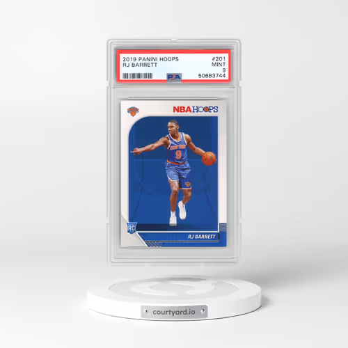 2019 Panini Hoops #201 RJ Barrett (PSA 9 MINT)