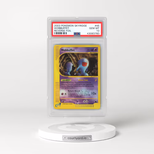 2003 Pokémon Skyridge #45 Wobbuffet - Reverse Foil (PSA 10 GEM MINT)