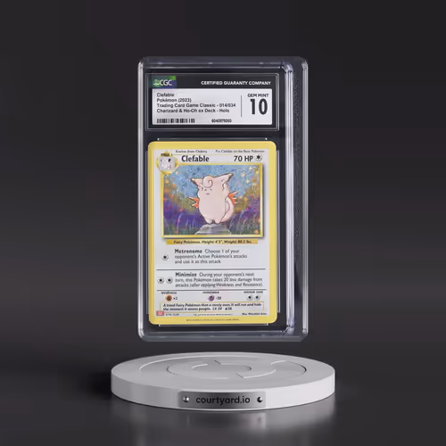 2023 Pokémon Clc-Trading Card Game Classic Charizard & HO-Oh EX Deck #014 Clefable (CGC 10 GEM MINT)