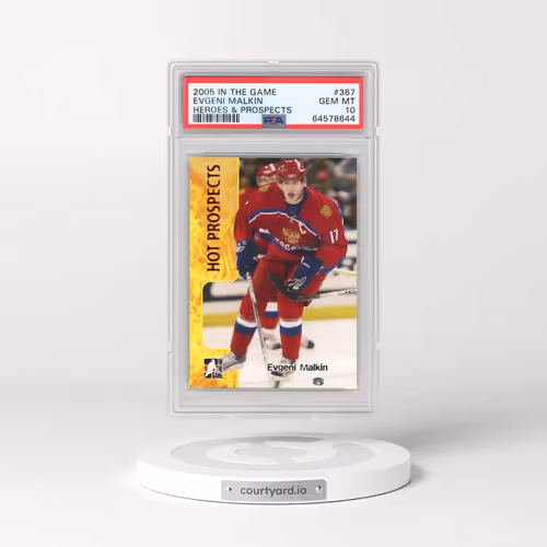 2005 In the Game Heroes & Prospects #367 Evgeni Malkin (PSA 10 GEM MINT)