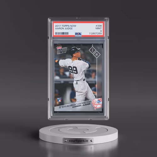 2017 Topps Now #336 Aaron Judge (PSA 9 MINT)