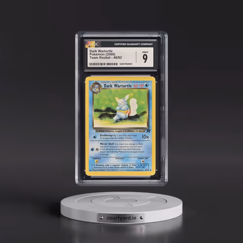 1999 Team Rocket #46/82 Dark Wartortle (CGC 9 MINT)