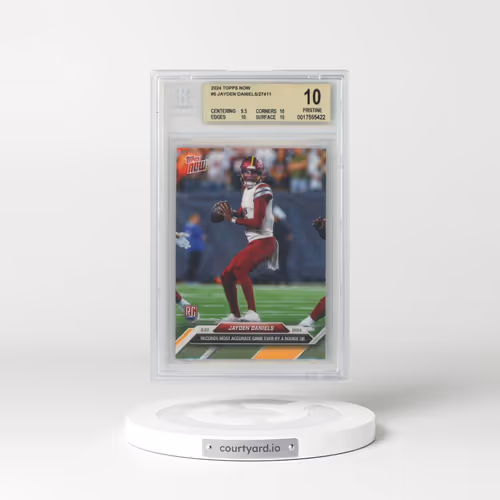 2024 Topps Now #5 Jayden Daniels (BGS 10 PRISTINE)