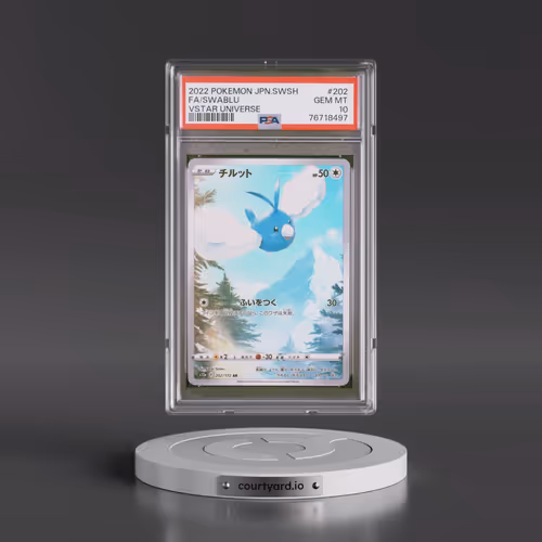 2022 Pokémon Sword & Shield Vstar Universe #202 Swablu - Full Art (PSA 10 GEM MINT)