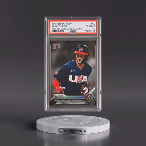 2023 Topps Now World Baseball Classic #WBC68 Trea Turner (PSA 10 GEM MINT)