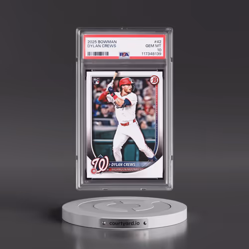 2025 Bowman #42 Dylan Crews (PSA 10 GEM MINT)