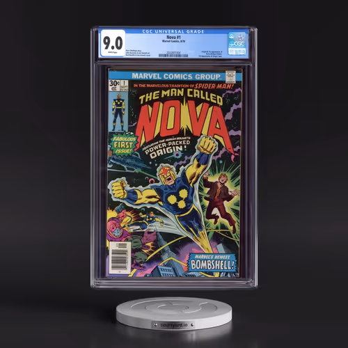 Nova #1 CGC 9.0 White Pages (Marvel Comics, 9/76) - Universal