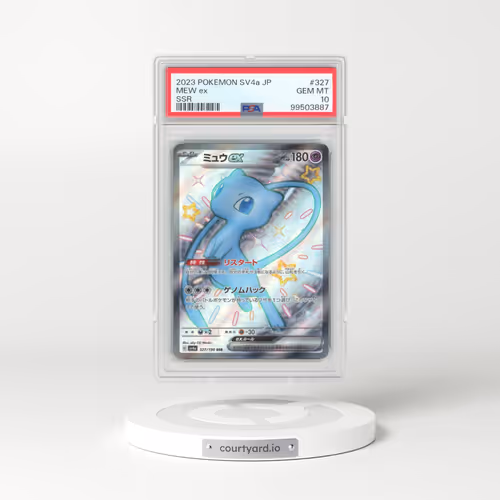 2023 Pokémon Sv4a-Shiny Treasure EX #327 Mew EX - Holo Ssr (PSA 10 GEM MINT)