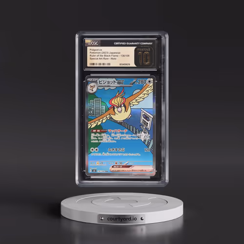 2023 Pokémon SV3-Ruler of the Black Flame #136 Pidgeot EX - Holo Special Art Rare (CGC 10 PRISTINE)