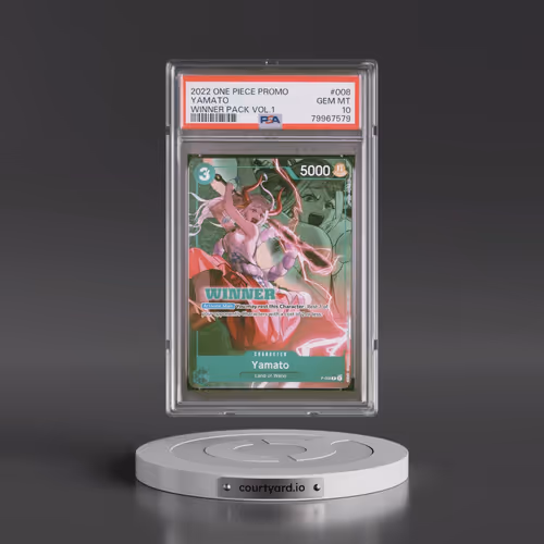 2022 One Piece Promos #008 Yamato - Winner Pack Vol.1 (PSA 10 GEM MINT)