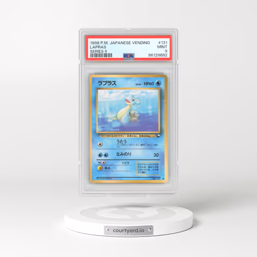 1998 Pokémon Vending #131 Lapras - Series II (PSA 9 MINT)