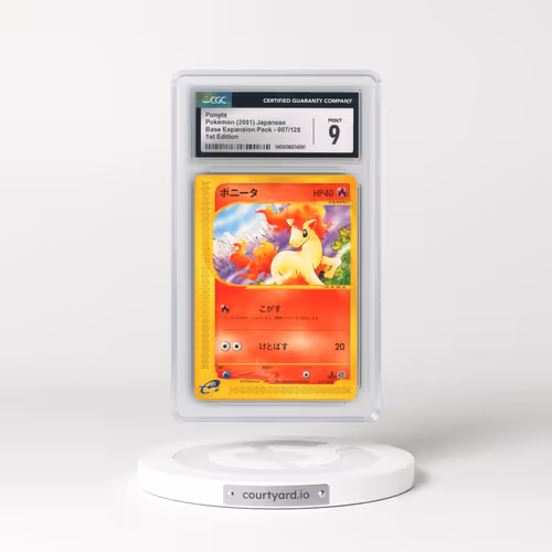 2001 Base Expansion Pack #007/128 Ponyta - 1st Edition (CGC 9 MINT)