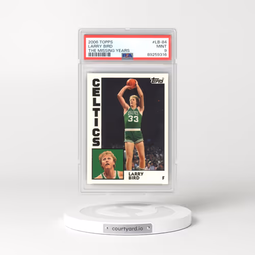 2006 Topps Larry Bird the Missing Years #LB-84 Larry Bird (PSA 9 MINT)