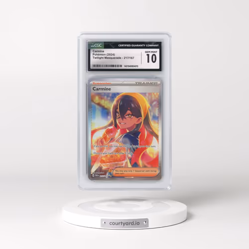 2024 Twilight Masquerade - TWM EN #217/167 Carmine - Special Illustration Rare (Holo) (CGC 10 GEM MI