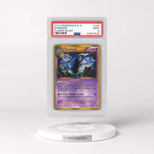 2013 Pokémon Black & White Plasma Blast #104 Dusknoir (PSA 9 MINT)