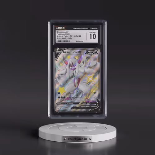 2021 Shining Fates #SV116/SV122 Grimmsnarl V - Shiny Vault Holo (CGC 10 GEM MINT)