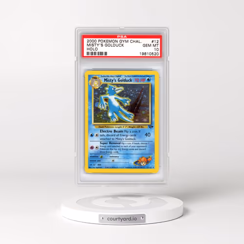 2000 Pokémon Gym Challenge #12 Misty's Golduck - Holo (PSA 10 GEM MINT)