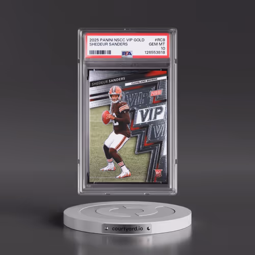2025 Panini National Sports Collectors Convention VIP Gold #RC8 Shedeur Sanders (PSA 10 GEM MINT)
