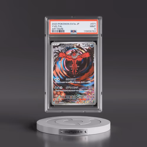 2023 Pokémon Sv3a-Raging Surf #071 Yveltal - Art Rare (PSA 9 MINT)