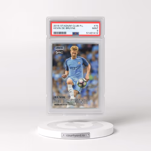 2016 Stadium Club Premier League #75 Kevin de Bruyne (PSA 9 MINT)