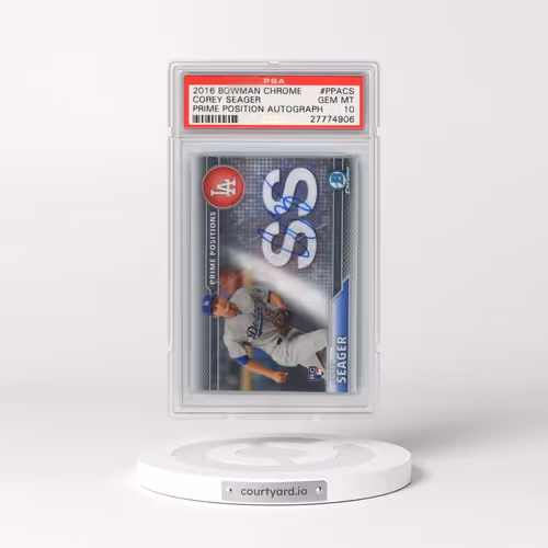 2016 Bowman Chrome Prime Position Autographs #PPACS Corey Seager (PSA 10 GEM MINT)