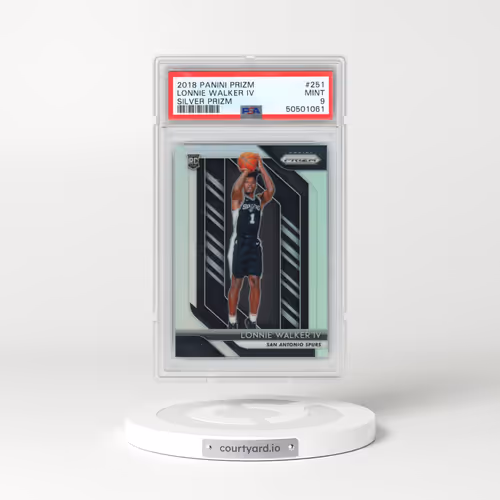 2018 Panini Prizm #251 Lonnie Walker IV - Silver Prizm (PSA 9 MINT)