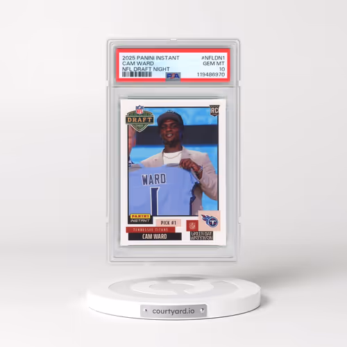2025 Panini Instant NFL Draft Night #NFLDN1 Cam Ward (PSA 10 GEM MINT)