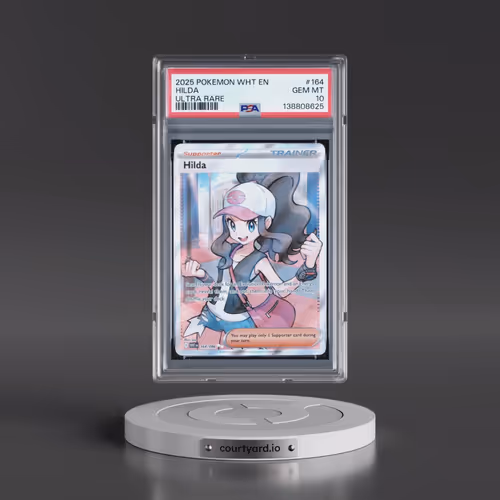2025 Pokémon Wht EN-White Flare #164 Hilda - Ultra Rare (PSA 10 GEM MINT)