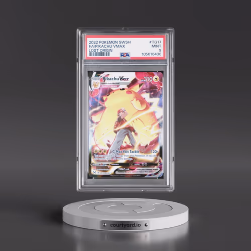 2022 Pokémon Sword & Shield Lost Origin #TG17 Pikachu Vmax - Full Art (PSA 9 MINT)
